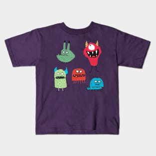 Cute Monsters Kids T-Shirt